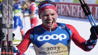 Verdienter Sieg: Paal Golberg aus Norwegen holt sich erstmals WM-Gold ausserhalb eines Team-Events.