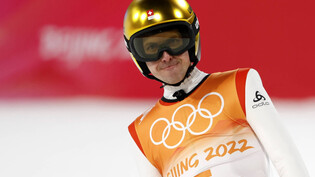 Skispringer und Handwerker: Simon Ammann. 