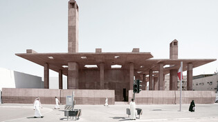 Kunst aus Beton: Dieses Foto des Weltkulturerbe-Museums Pearling Path in Muharraq in Bahrain ist Teil des Buches «Built: by Valerio Olgiati». 