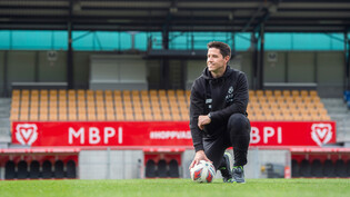 Angekommen: Martin Stocklasa, der neue Cheftrainer des FC Vaduz, im Rheinparkstadion in Vaduz.