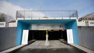 Einweihung Parkhaus Kantonsspital Glarus Parkieren Parken Parkplatz