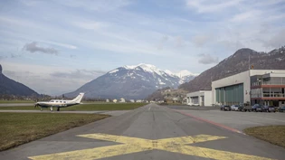 Flugplatz Mollis.