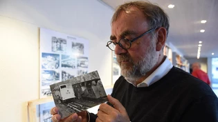 Startschuss für Geschichtsprojekt: Peter Jezler zeigt im «Bsinti» Historisches aus Braunwald. Bild Claudia Kock Marti