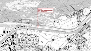 Zwischen Chur und Haldenstein wird eine neue Brücke für Velofahrer und Fussgänger gebaut.