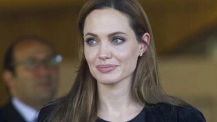 Hollywood-Prominenz in Davos: Angelina Jolie war 2006 - damals noch mit Partner Brad Pitt- in Davos.