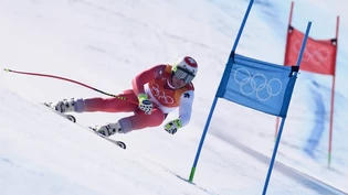 Beat Feuz auf dem Weg zu Silber im Super-G