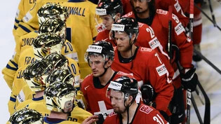 2013 nach dem Final feierten die Schweden in Goldhelmen, während die enttäuschten Schweizer gratulieren mussten. Selbiges Szenario soll sich nicht wiederholen