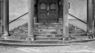 Eingang der Churer Martinskirche.