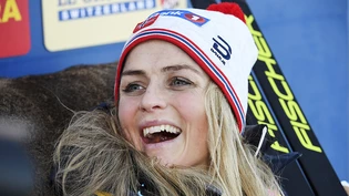 Das Siegerlächeln von Therese Johaug.