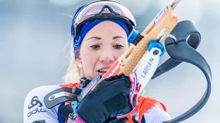 Elisa Gasparin bringt sich in Schussposition