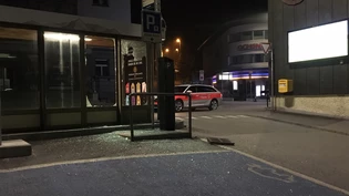 Unbekannte haben in Davos gewütet.