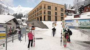 Visualisierung: So stellten die Architekten das neue Hotel vor, als es vor einem Jahr präsentiert wurde.