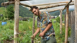 Yannik Keller zieht auch eigenes Gemüse im Schrebergarten.