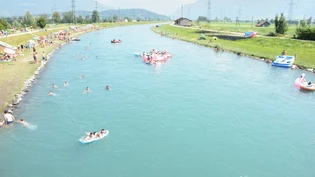 Note B: Die Wasserqualität in der Linth  ist schlechter als in den Seen.