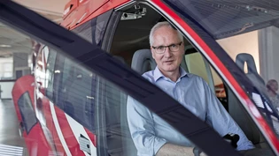 Der erste Prototyp der Molliser Kopter Group AG schmückt heute als «Museumsstück» den Sitz in der Zürcher Gemeinde Wetzikon.