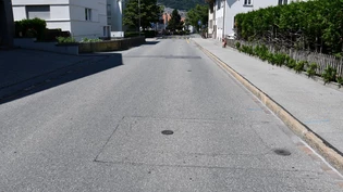 Hier verletzte sich der Velofahrer.