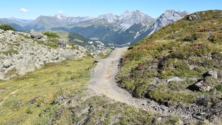Ein Mountainbiker verletzt sich bei einem Sturz in Arosa mittelschwer.