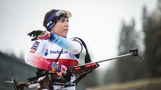 Das Visier am Sonntag ganz schlecht eingestellt: Biathletin Lena Häcki