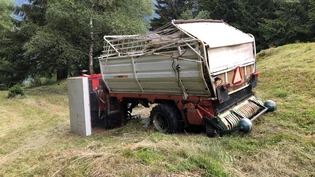 Der Landwirt verunfallte bei der Örtlichkeit Frassen bei Mesocco.