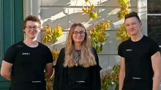 Die Neo-Gastronomen: Gianmarco Hodel (von links), Venus Mijatovic und Michael Jakober wollen im nächsten Frühling in Glarus das Lokal «Juice 1» eröffnen.