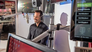 Erster Gast: Adriano Iseppi blickt im «Heimspiel» auf das Langlauf-Jahr. Bild Philipp Baer