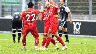 High five: Der FC Rapperswil-Jona kann in der Promotion League bald wieder auf Punktejagd gehen. 