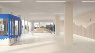 Neue Schalterhalle mit Zusatzfunktion: Die Schalterhalle in Niederurnen soll auch für kleinere interne und externe Anlässe genutzt werden können.