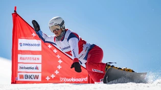 Locker drauf: Die Uzner Alpin-Snowboarderin fühlt sich kurz vor dem Saisonstart «megawohl» und freut sich, dass es endlich losgeht im Rennzirkus. 