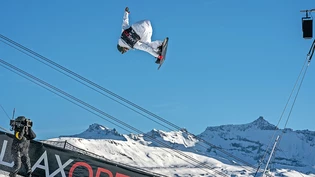 Nahe der Perfektion: Die amerikanische Halfpipe-Olympiasiegerin Chloé Kim war im Halbfinal bei den Laax Open die Beste.