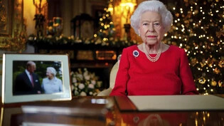 Die britische Königin Elizabeth II. bei ihrer Weihnachtsansprache im letzten Jahr. (Archivbild)