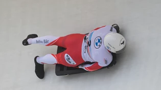 Basil Sieber Ende Dezember während des Weltcups in Altenberg. Seine Selektion löste bei den Skeletoni für viele Diskussionen