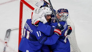 Jubel bei den Amerikanern. Sie schafften als einziges Team in der Vorrunde das Punktemaximum