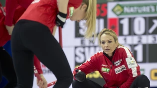 Silvana Tirinzoni und ihre Mitspielerinnen lassen es an Einsatz nicht fehlen