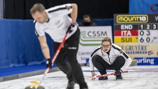 Sven Michel begleitet den Stein von Alina Pätz