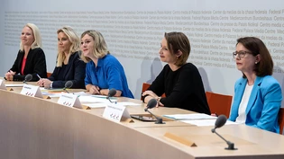 Die überparteiliche Frauenallianz präsentierte am Montag vor den Medien in Bern ihre Argumente für die Annahme der AHV-Reform.