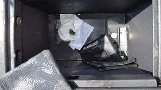 Aufgefundener Tresor: Alle vier in Silvaplana entwendeten Tresore wurden am Donnerstag am oder im Silvaplanersee gefunden.