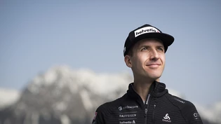 Derzeit Zuschauer: Simon Ammann.