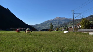 Sturz: Ein 57-Jähriger wollte in Schiers landen. Er verlor die Kontrolle und verletzte sich mittelschwer.