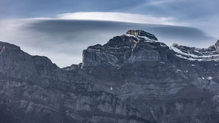 Diese Ufo-Wolke fällt Sasi Subramaniam am Morgen in Mollis auf.