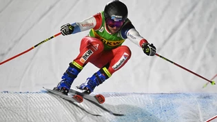 Qualifiziert: Joos Berry fährt in Arosa auf der Skicross-Piste. 