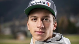 Der Davoser Valerio Grond sicherte dem Schweizer Duo auf der Zielgeraden den Podestplatz.