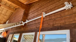 Unfallstelle: An diesem Sonenstoren arbeitete der Mann, als er abstürzte.