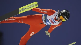 Als 33. beste Schweizerin von der Grossschanze: die 17-jährige Obwaldnerin Sina Arnet