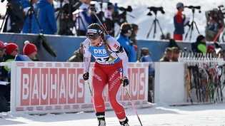 Lena Häcki-Gross unterwegs zu einer Top-Ten-Klassierung. (Archivaufnahme)