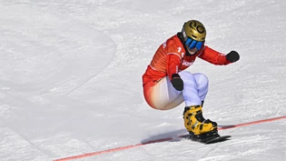 Sieg im Europacup: Larissa Gasser gewinnt in Davos.