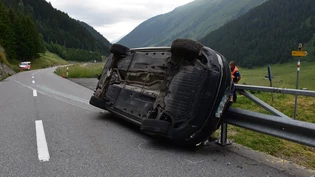Das Auto rutschte über 30 Meter: Erst dann kam es zum Stillstand.