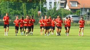 Wieder im Training: Die erste Mannschaft des FC Rapperswil-Jona bereitet sich auf die neue Saison vor, das Kader weist aber noch Lücken auf.
