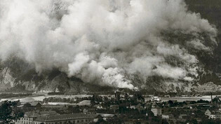 Waldbrand am Calanda: Verursacht wurde der Brand vom 20. August 1943 durch Schiessübungen des Militärs auf dem Churer Rossboden.