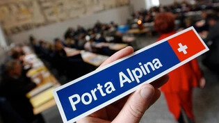 Bleibt auf der politischen Agenda: Der Grosse Rat hat sich in der Vergangenheit schon mehrfach mit der Porta Alpina befasst.