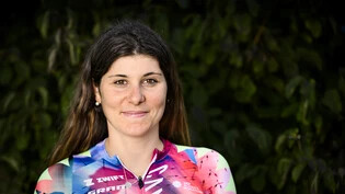 Elise Chabbey: Die bestklassierte Schweizerin im EM-Strassenrennen lächelt in die Kamera (Archivaufnahme)